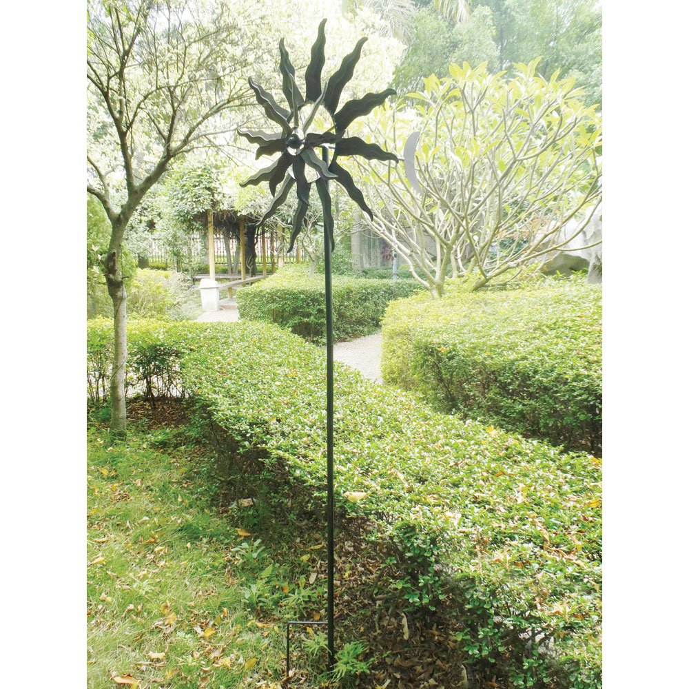 84  sun windmill garden stake