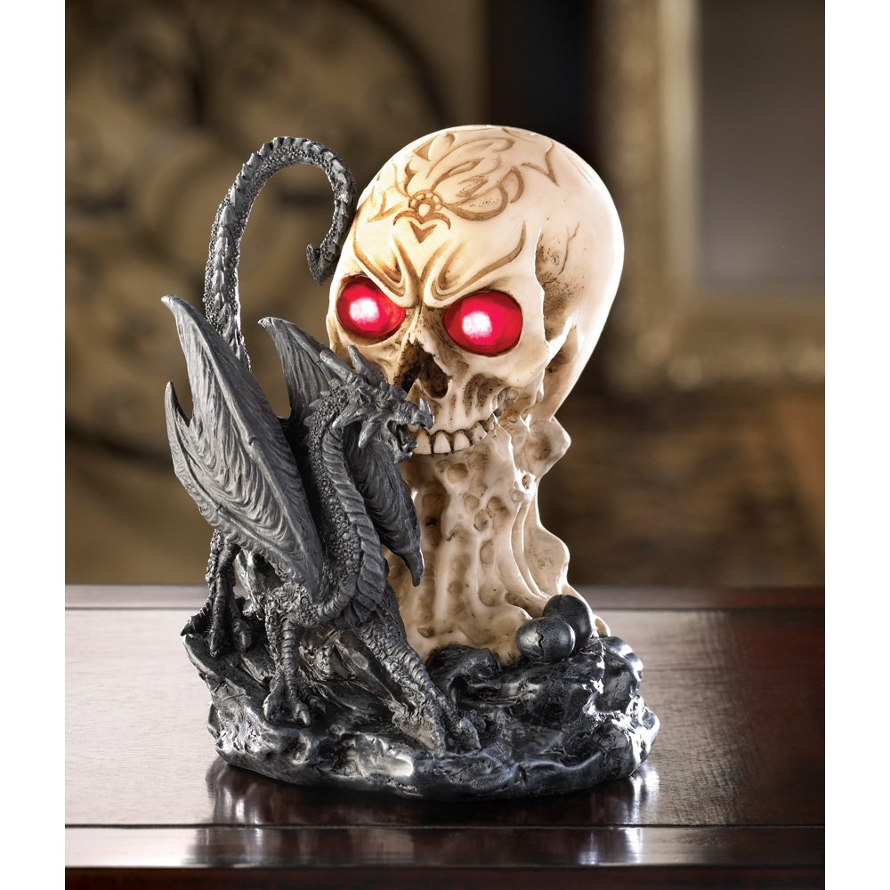 Dragonskull lighted figurine