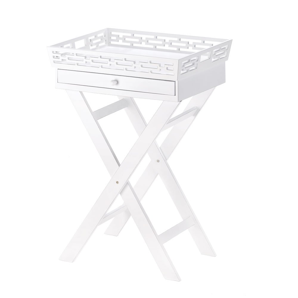 Geometric tray with stand