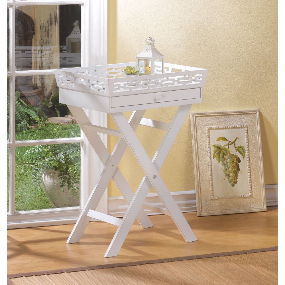 Geometric tray with stand