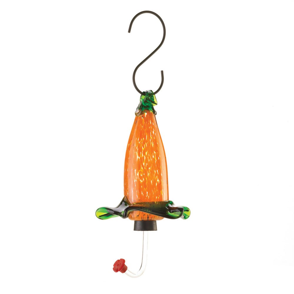 Honeysuckle hummingbird feeder