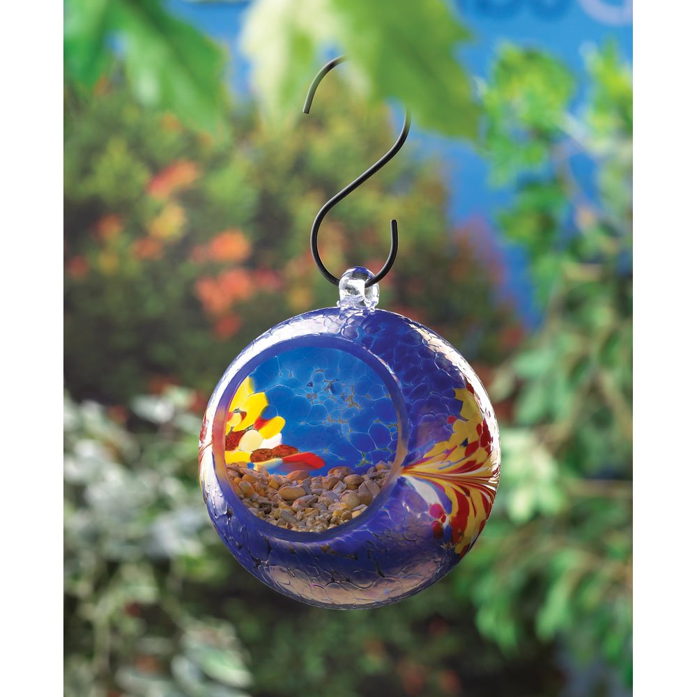 Summer bloom bird feeder