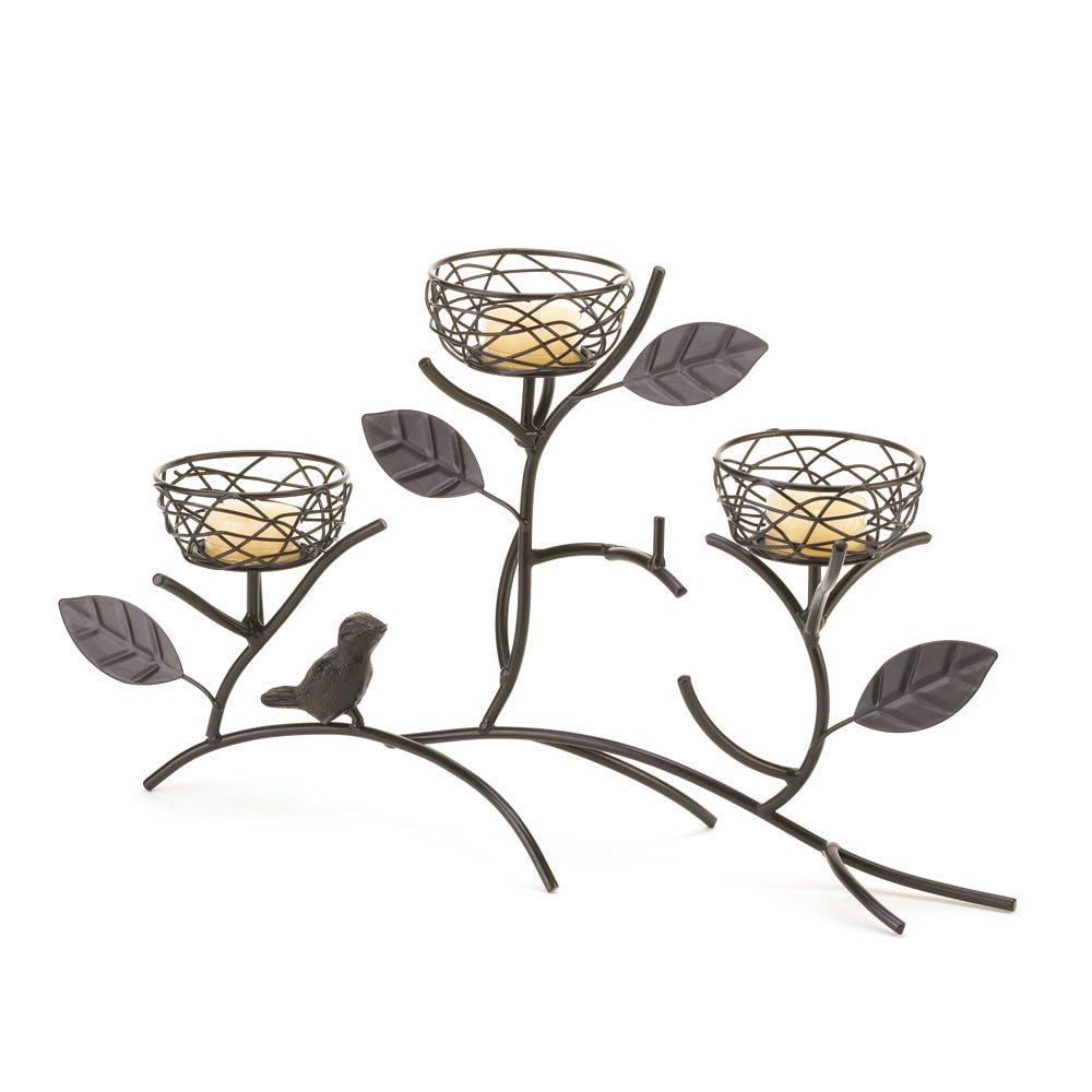 Nested boughs candleholder