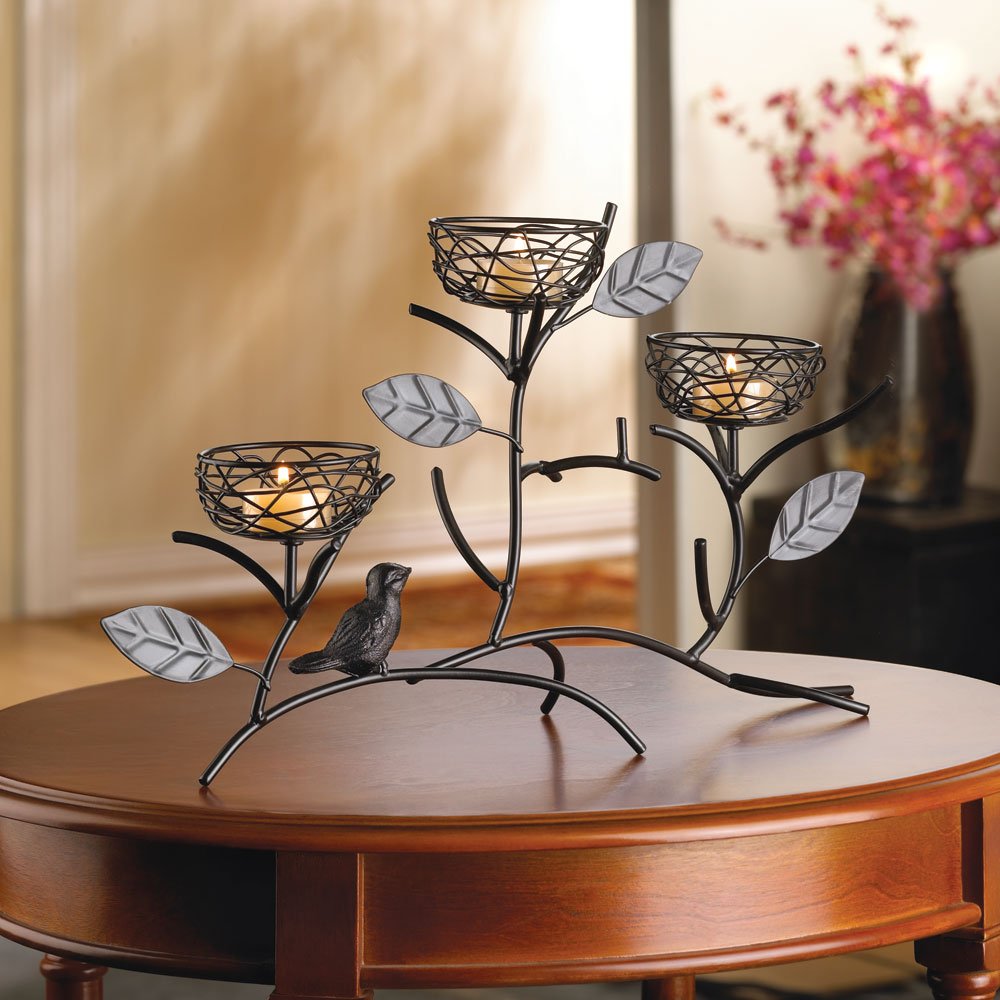 Nested boughs candleholder