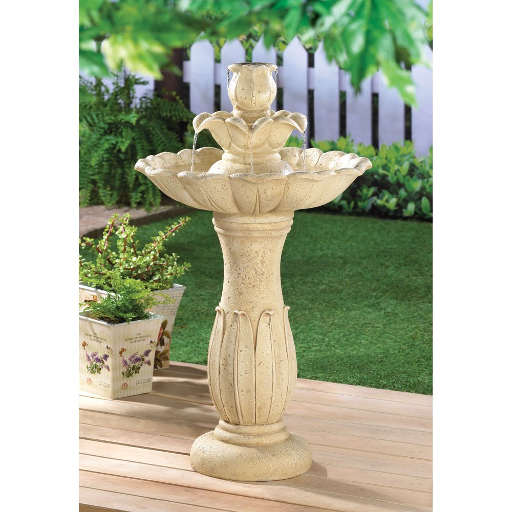Lotus flower fountain