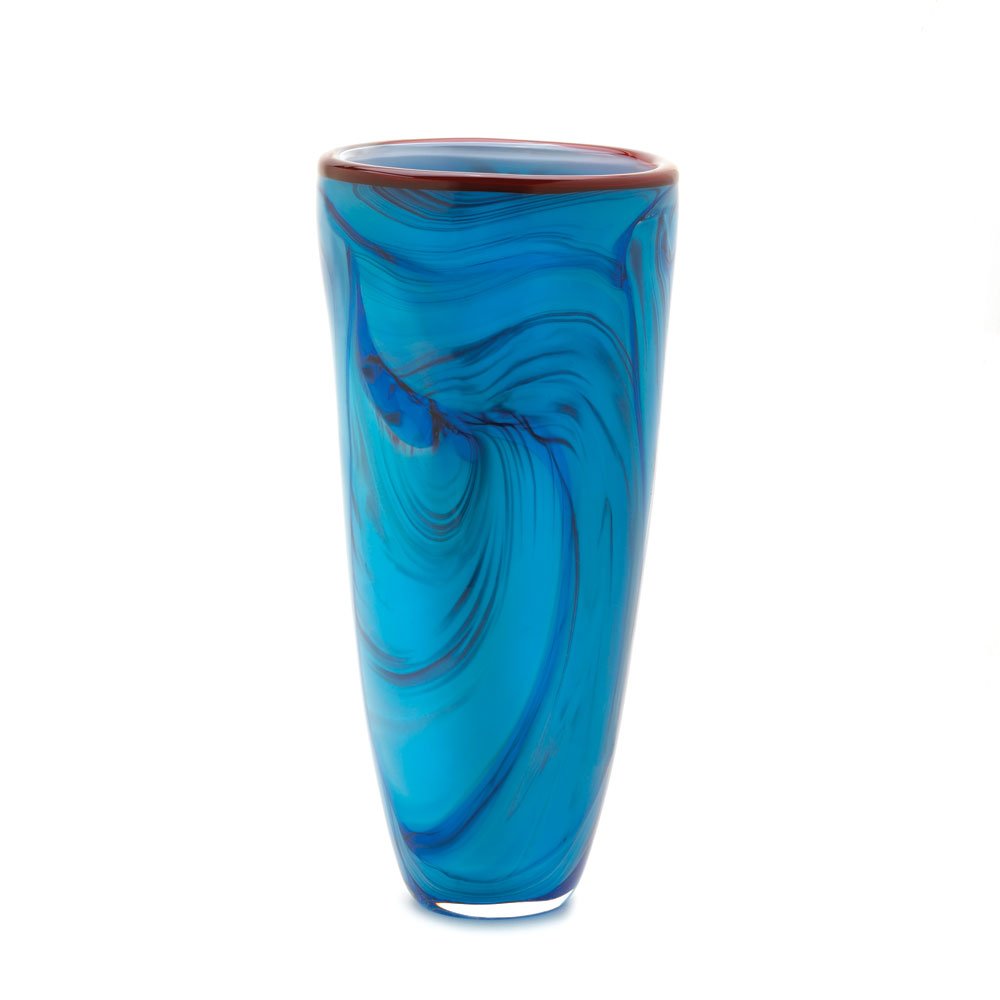 Oceania art glass vase