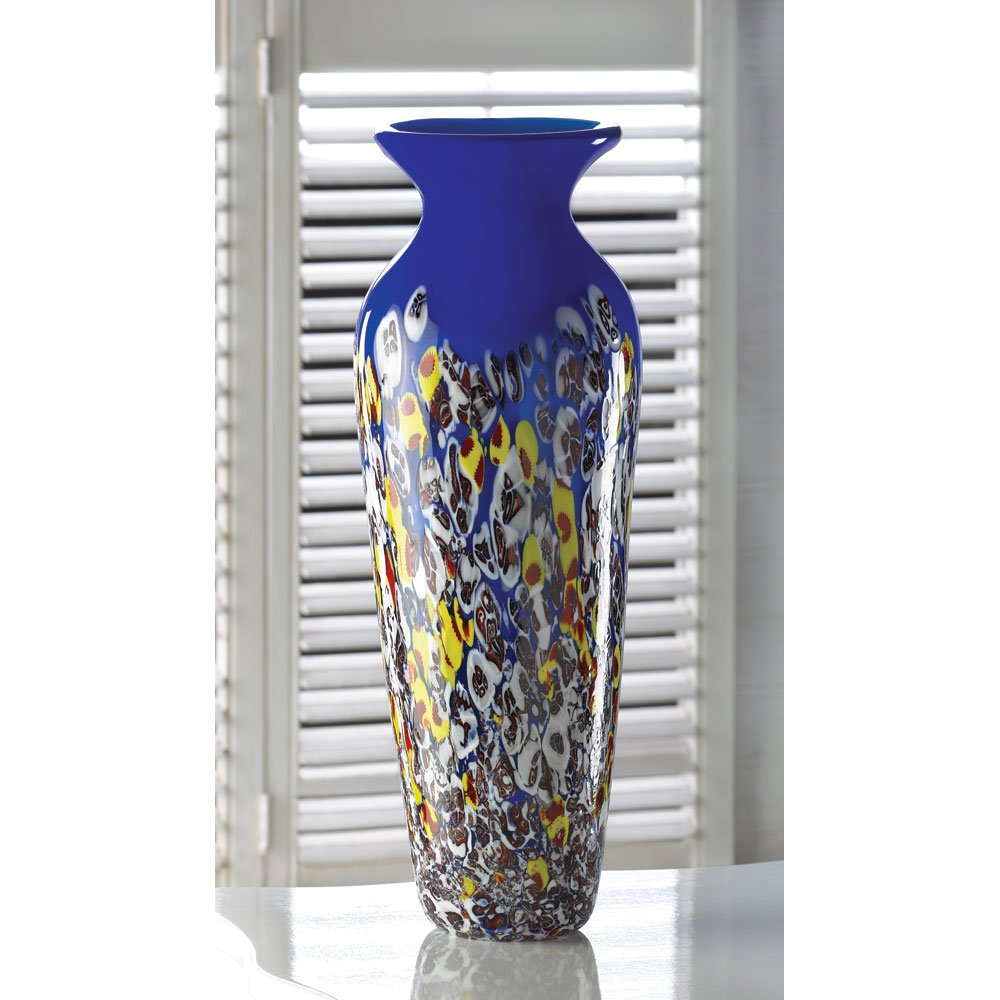 Summertide art glass vase