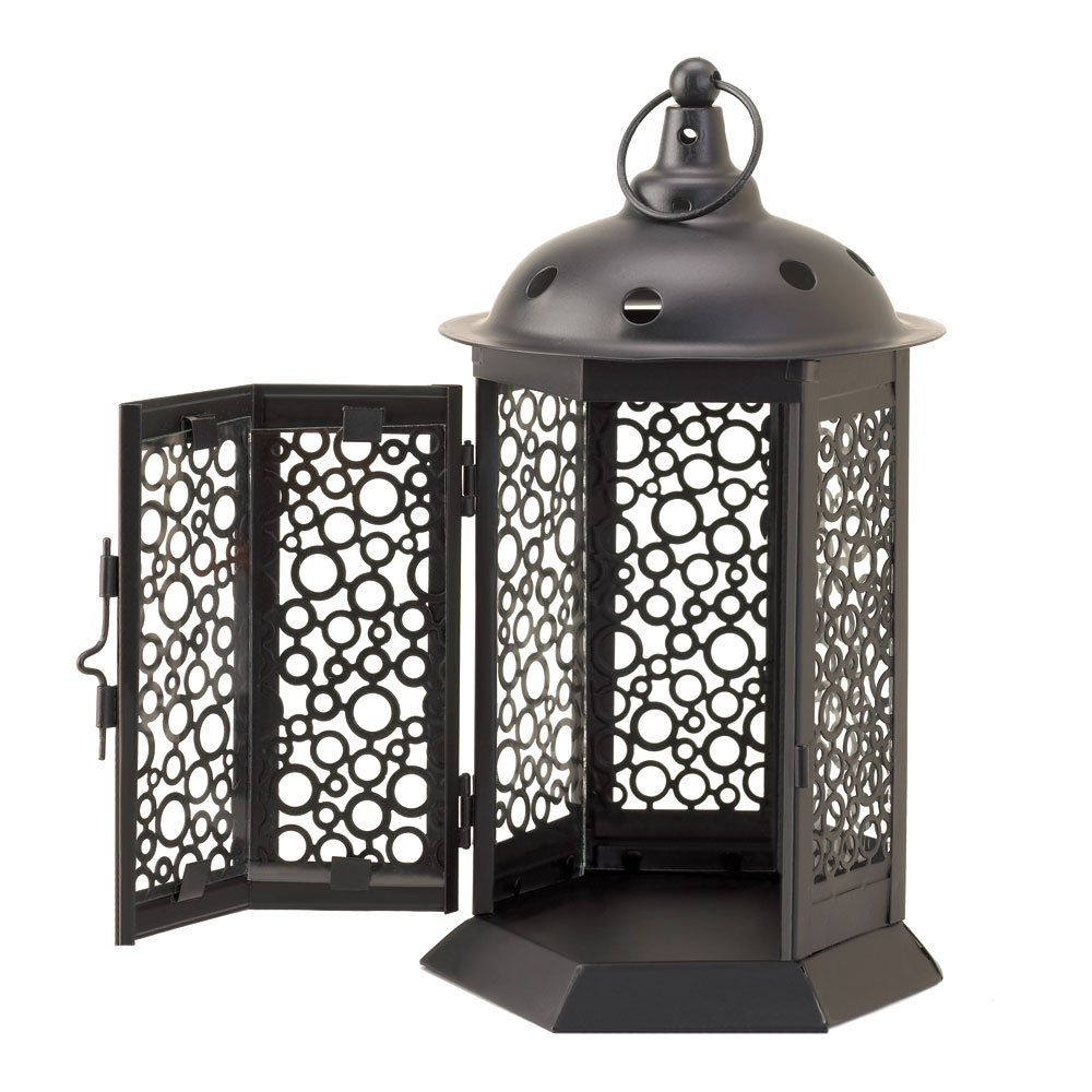 Bubbling up candle lantern