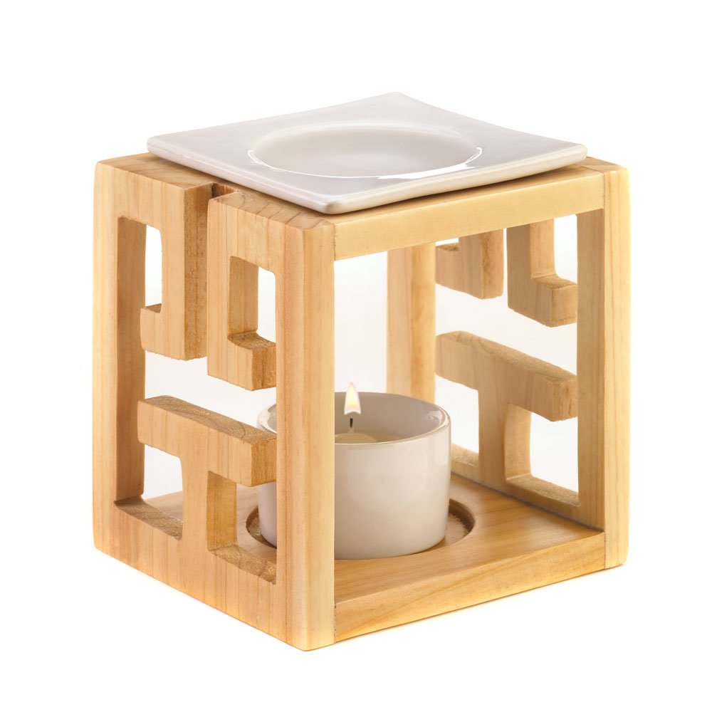 Geometric zen oil warmer