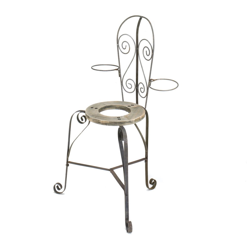 Bistro chair planter