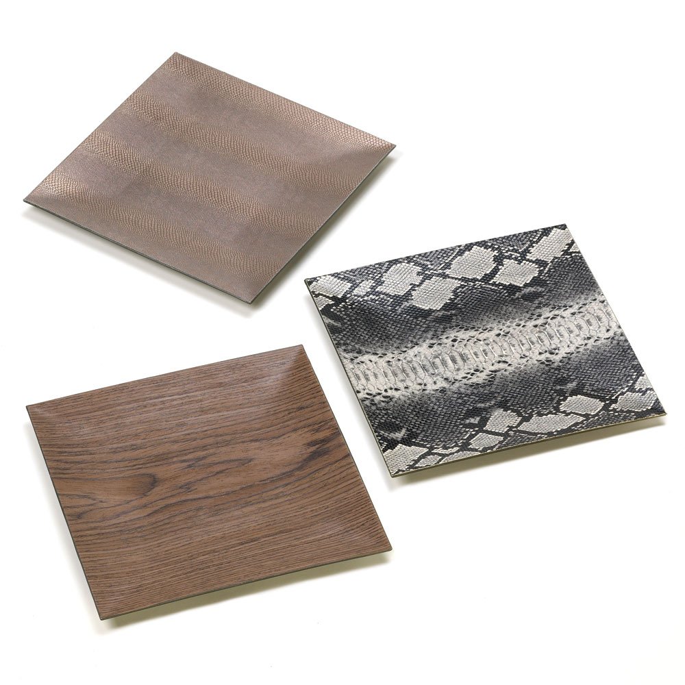 Wild printed decorative plates
