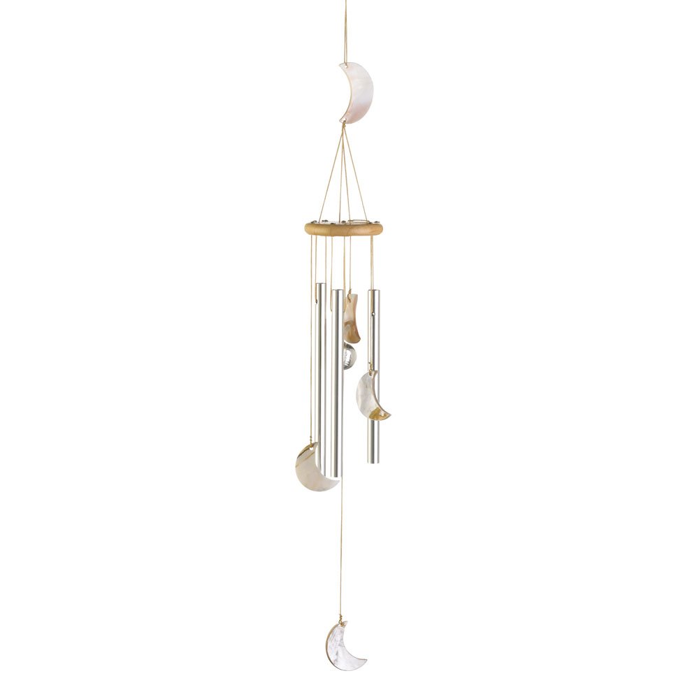 Crescent moon windchime