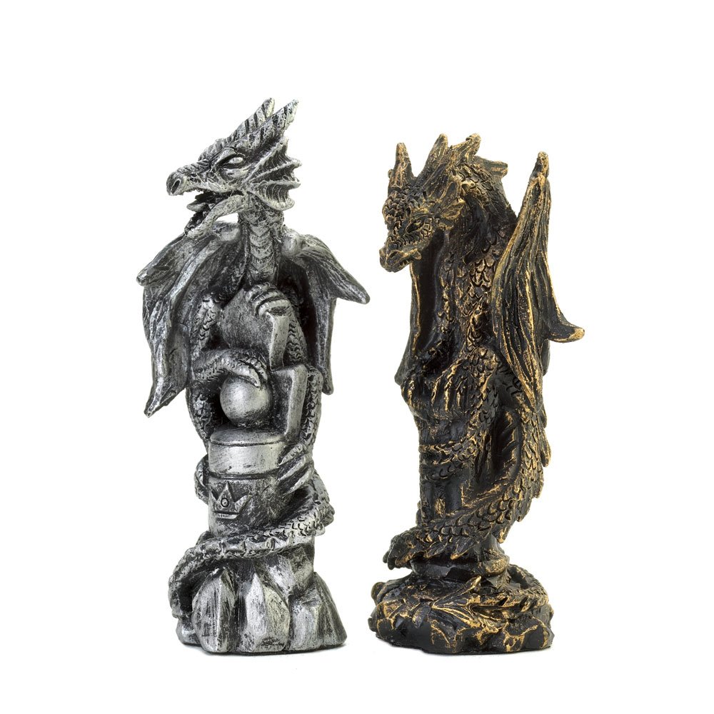 Dragon kingdom chess set
