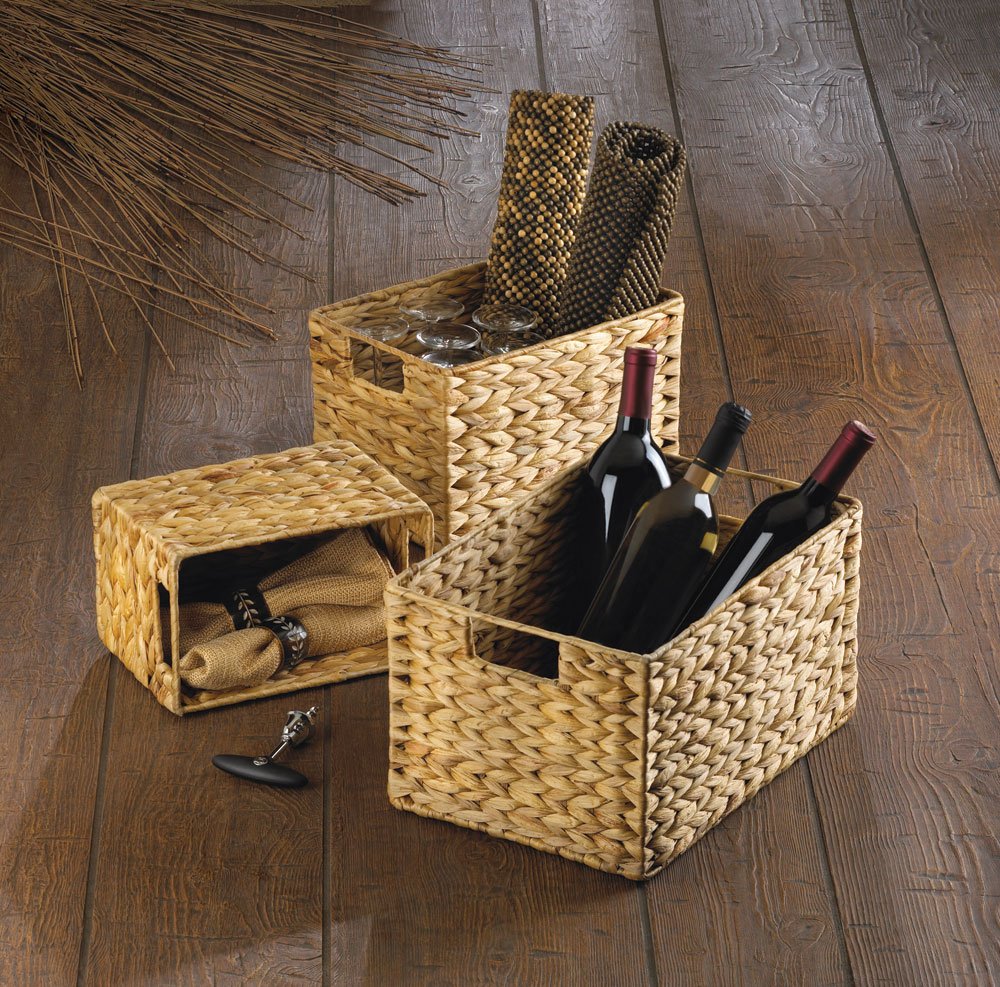 Rectangular nesting baskets