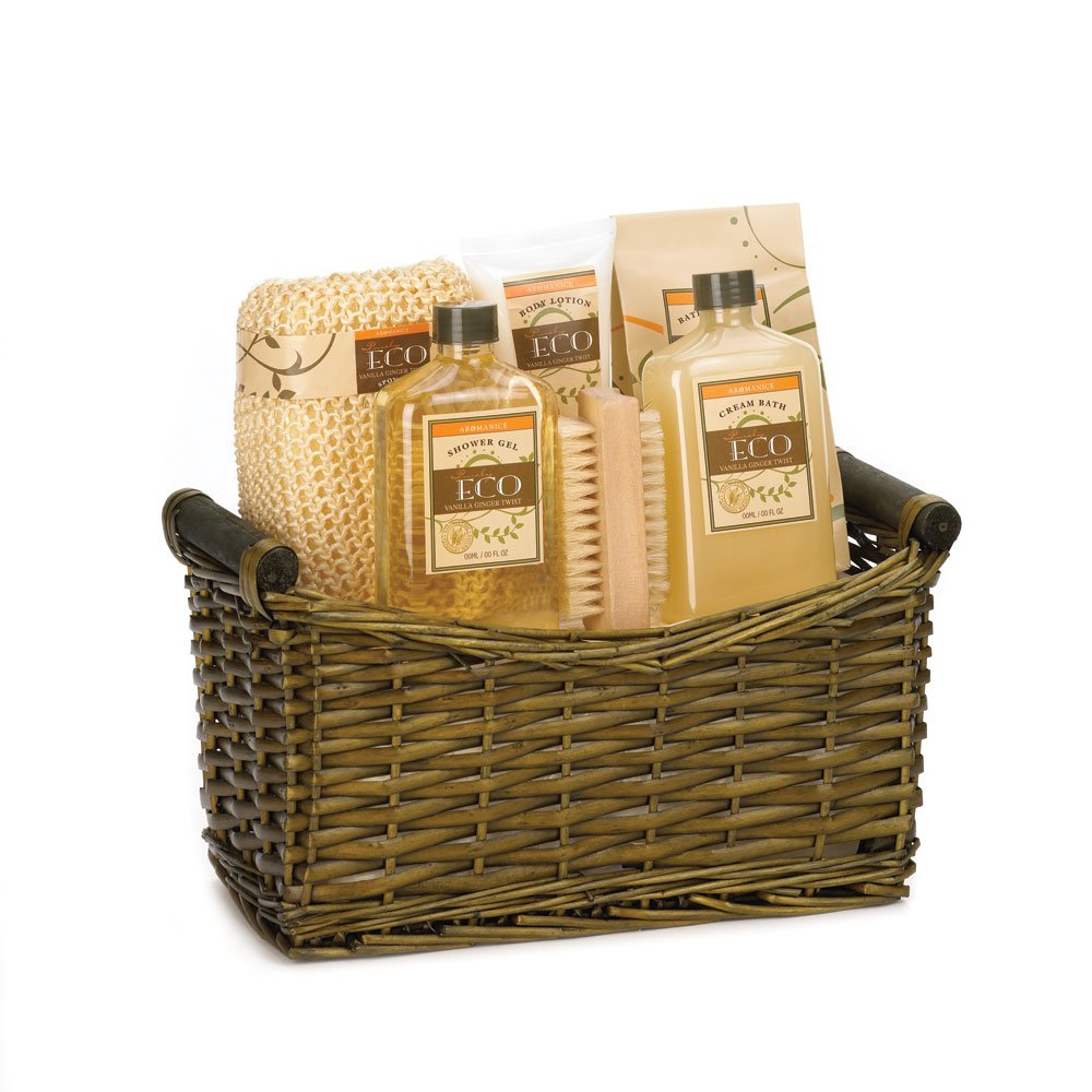 Relaxing spa basket