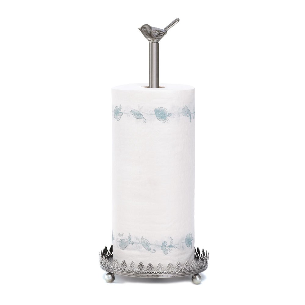 Bird paper towel holder