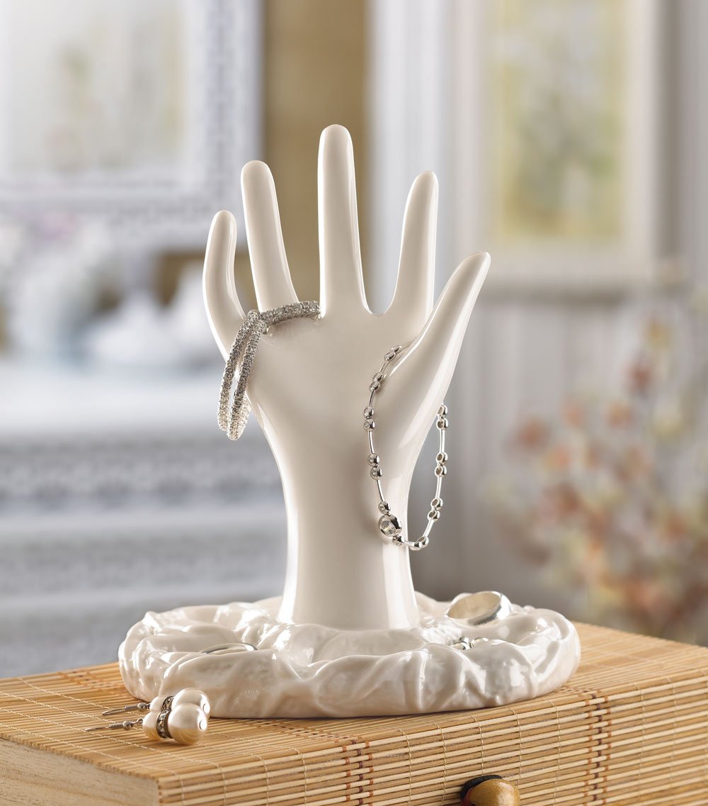 Helping hand jewelry holder