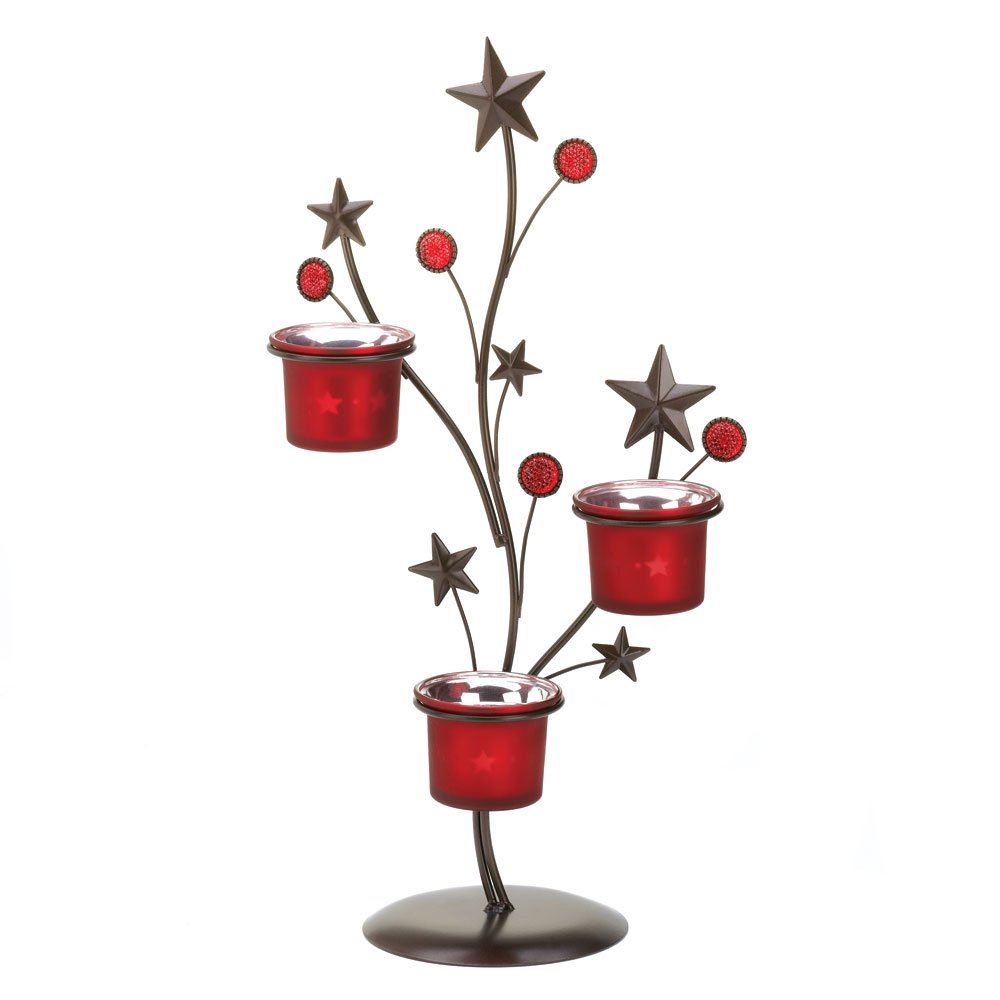 Star burst candleholder