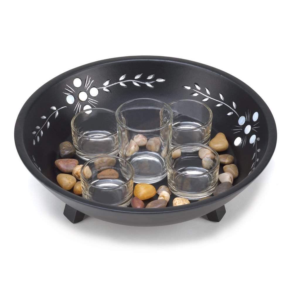 Decorative candle display set
