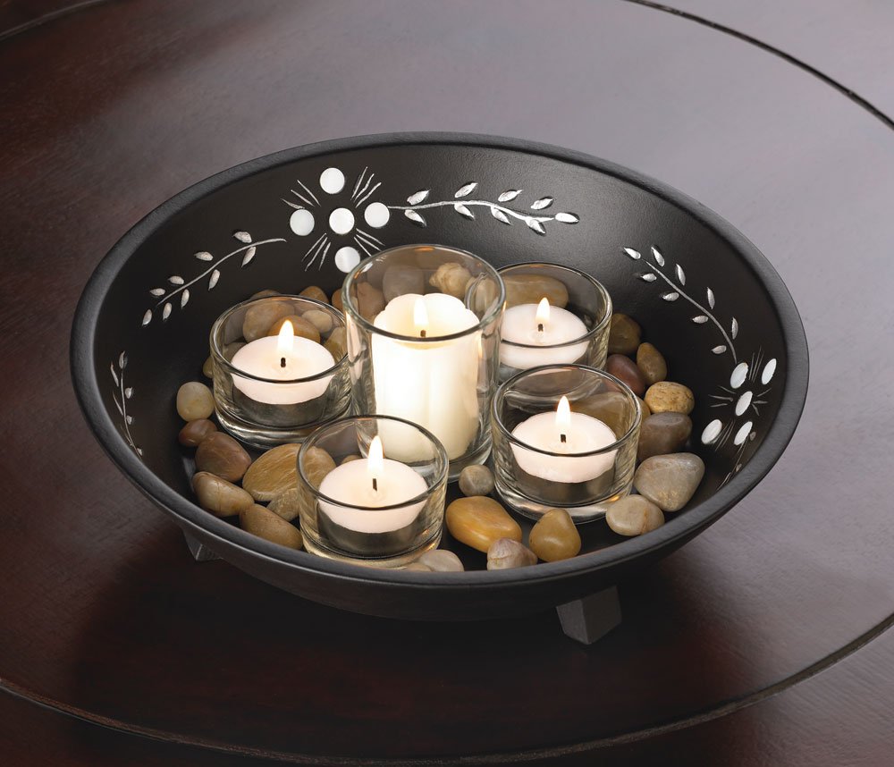 Decorative candle display set