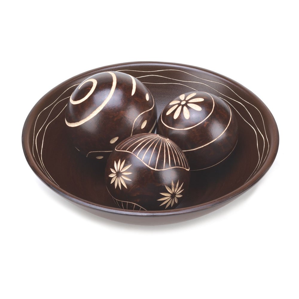 Umber decorative ball set