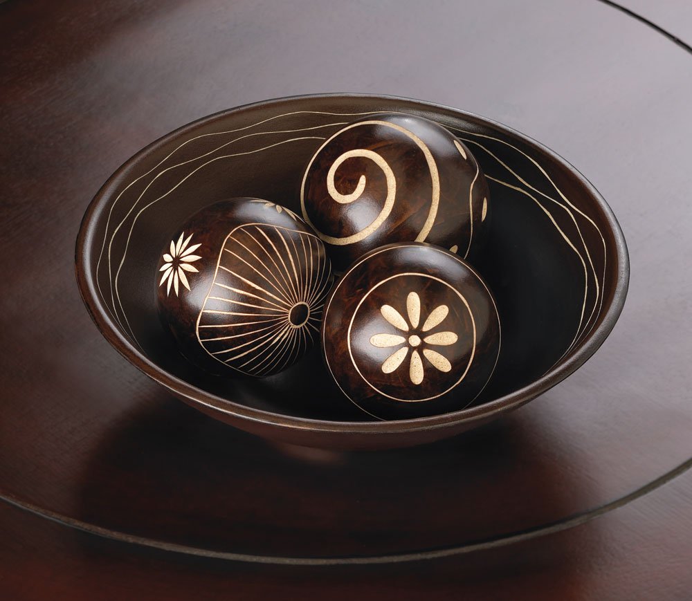 Umber decorative ball set