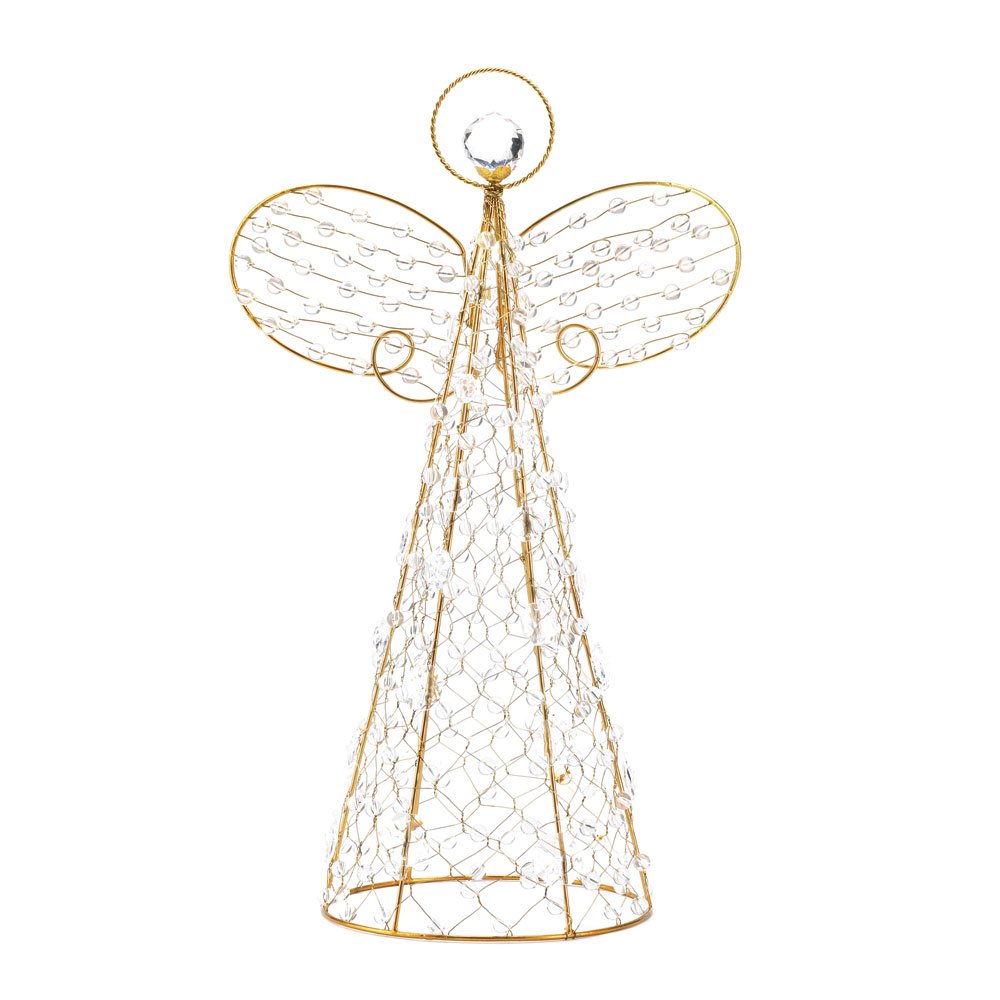 Beaded angel d?cor