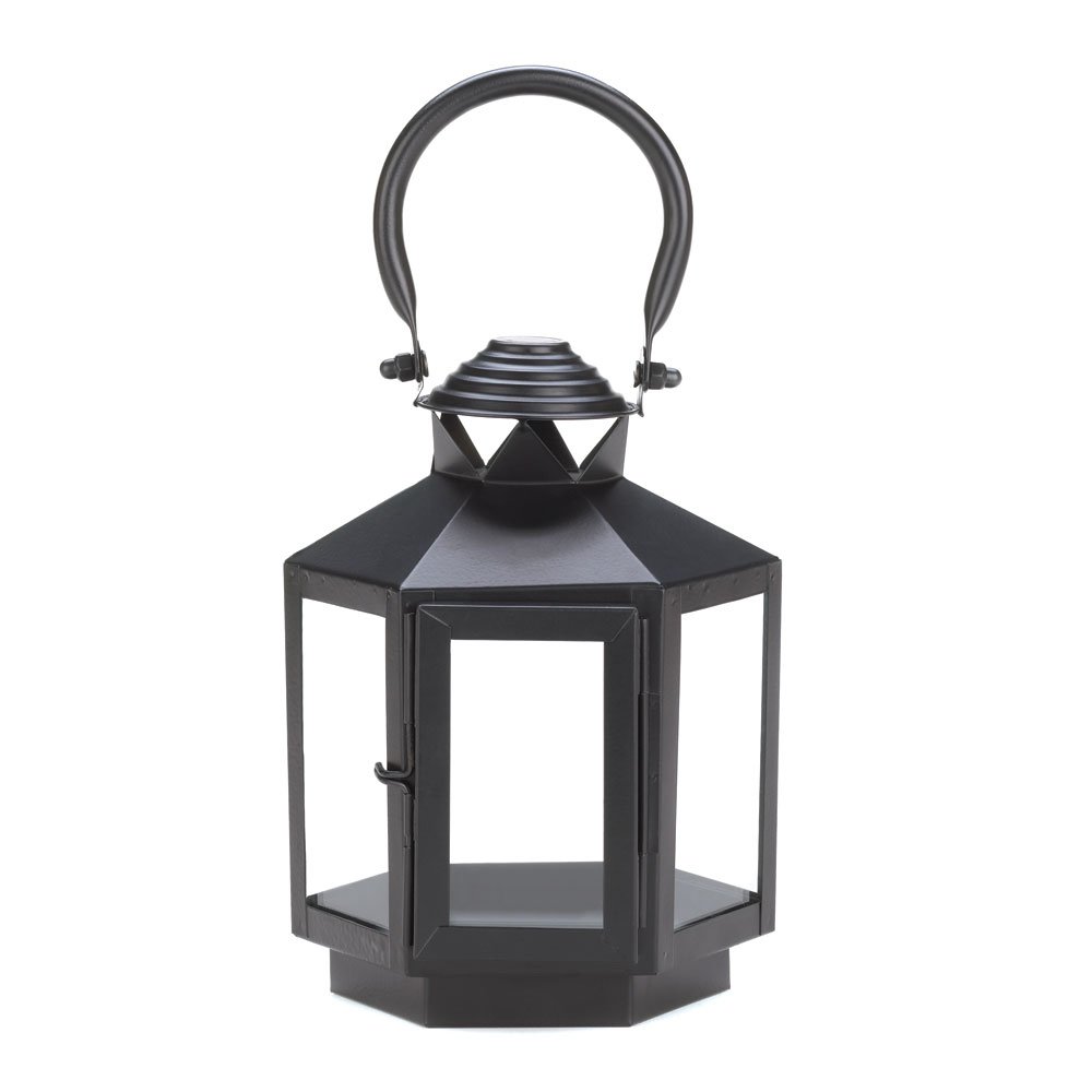 Hexagon carriage lantern