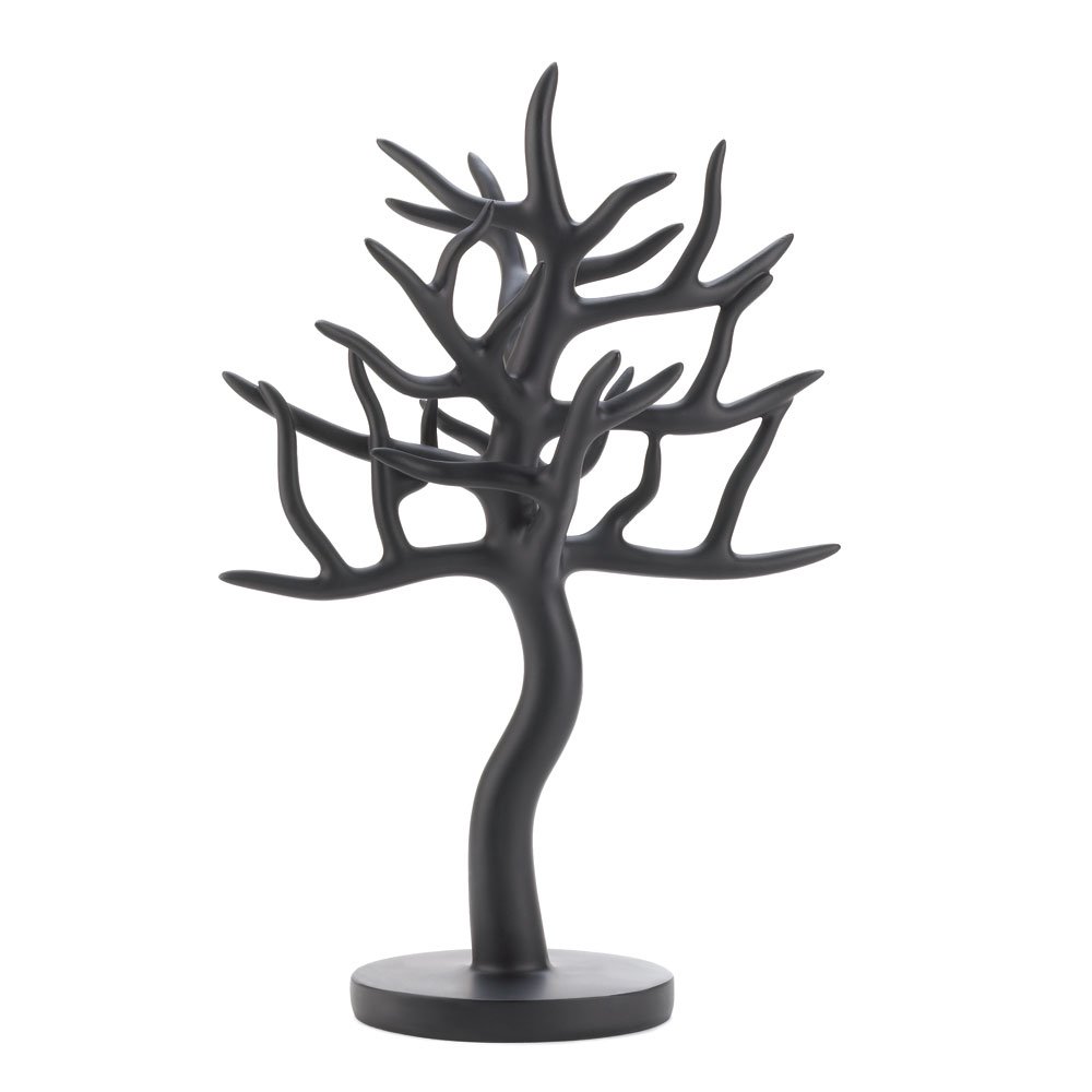 Blace tree jewelry stand