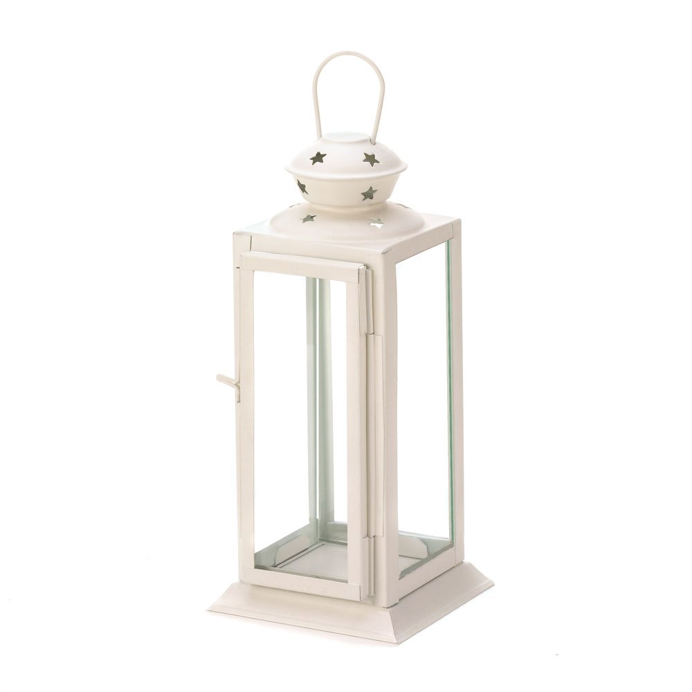 Starlight white candle lantern