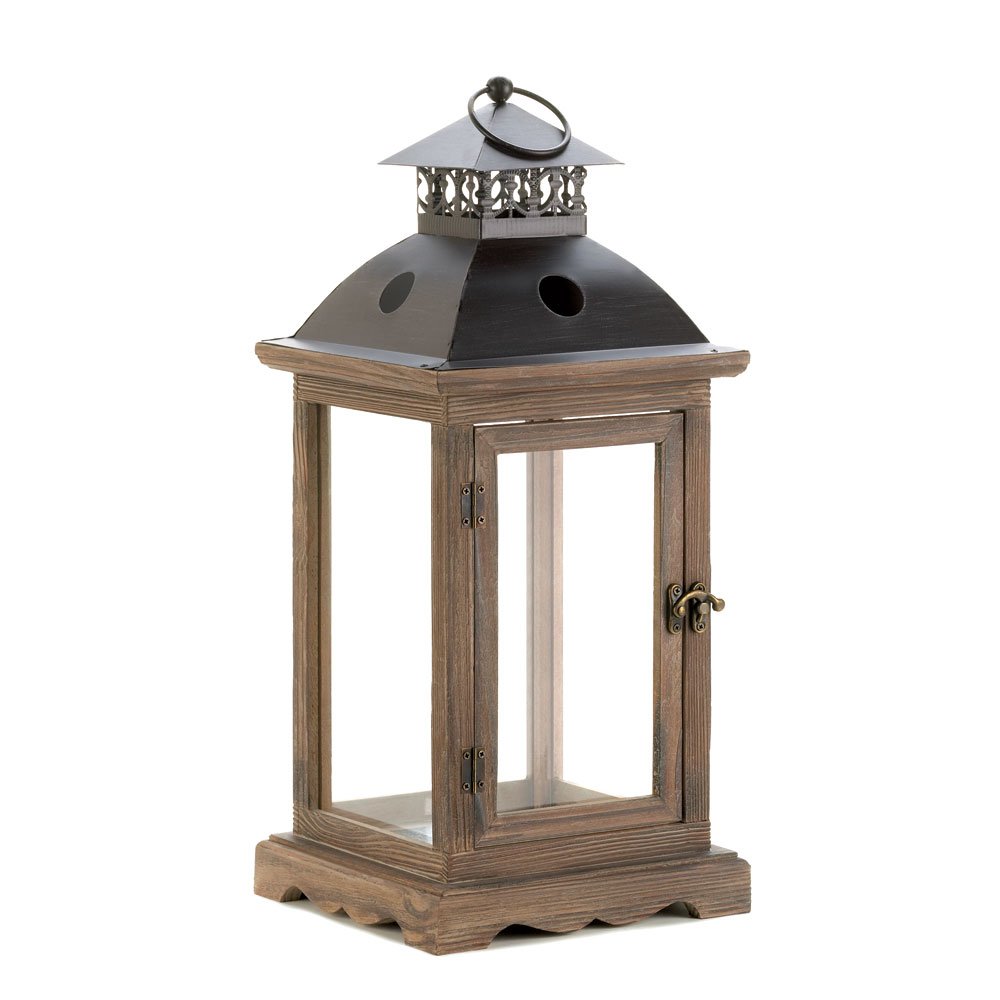 Large monticello candle lantern