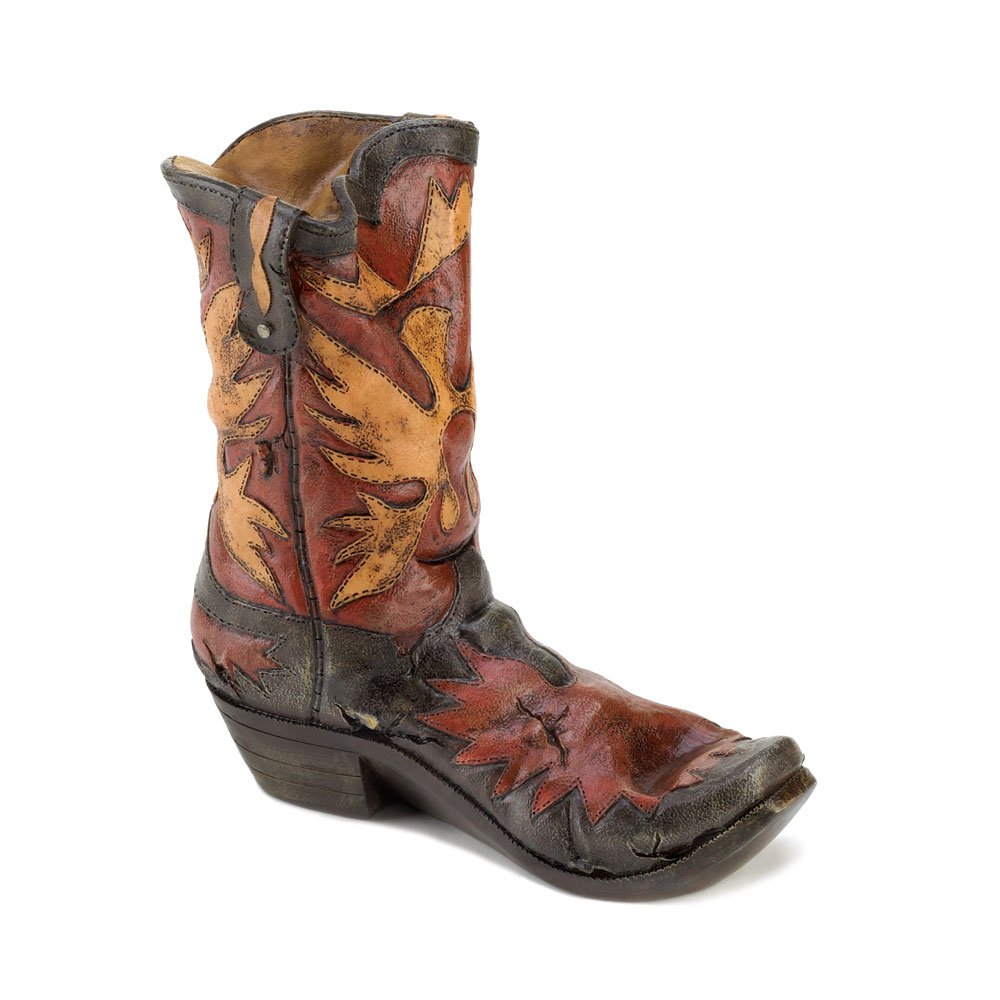 Cowboy boot wine bottle holder