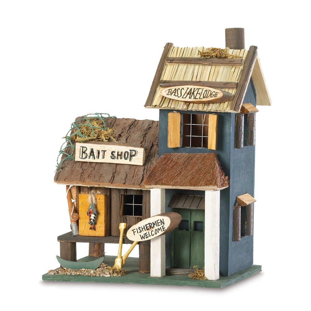 Bass lake lodge  birdhouse