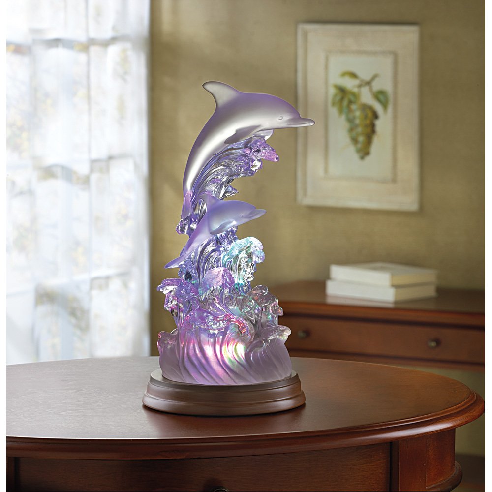 Dolphins on waves of light
