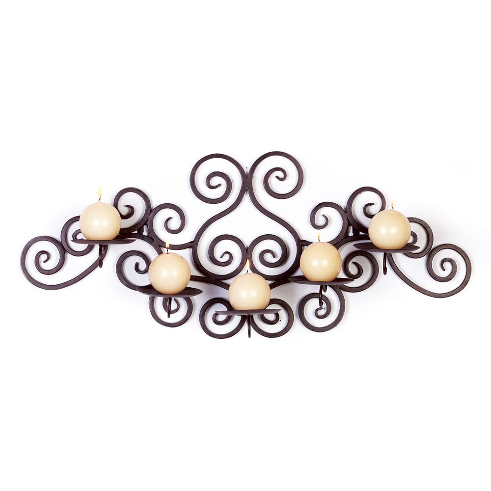 Scrollwork candleholder