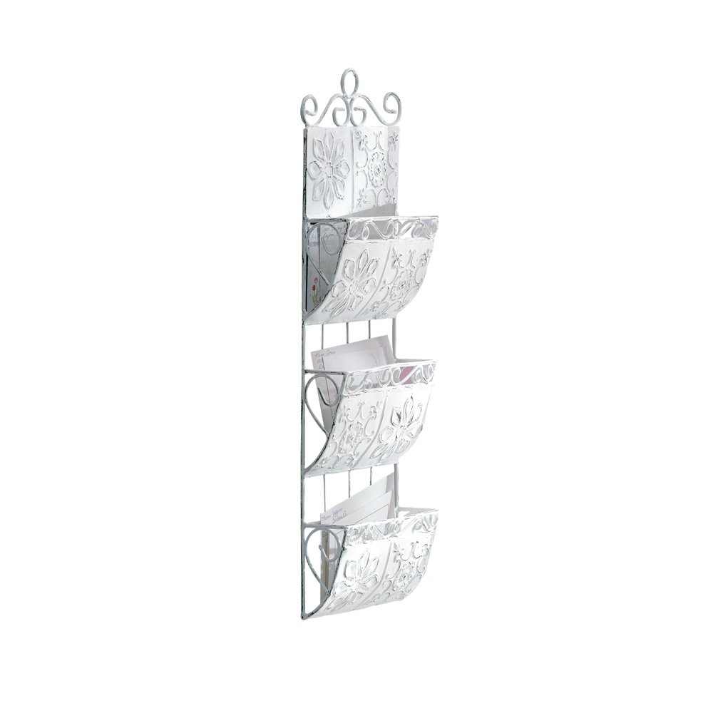 Classic white letter organizer