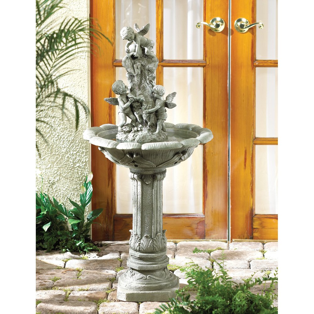 Playful cherubim fountain