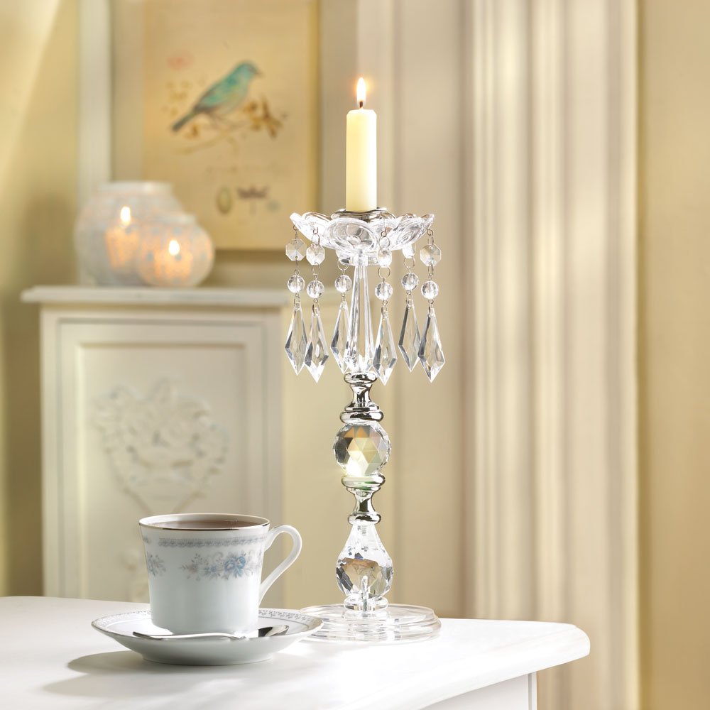 Jeweled candleholder