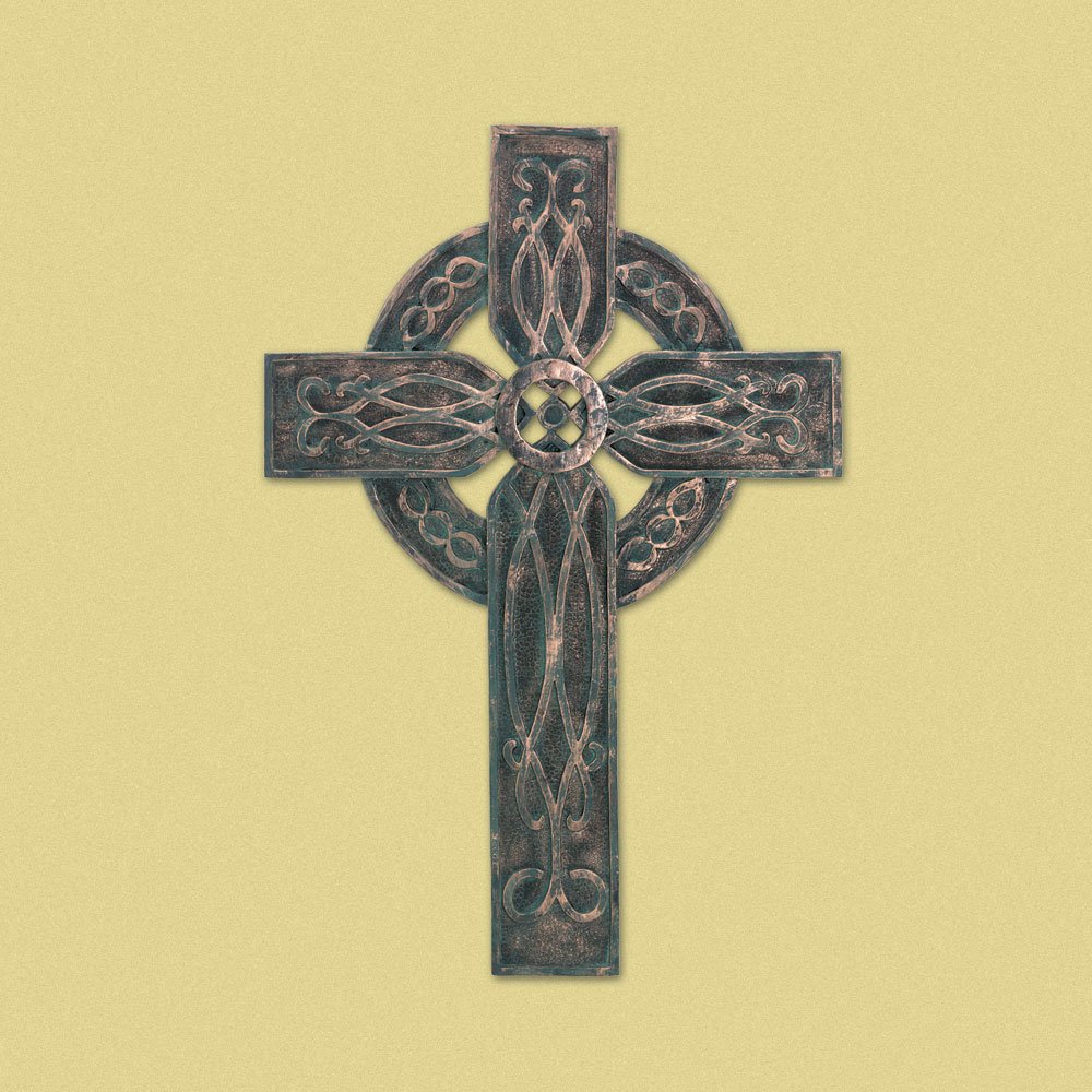 Antiqued celtic cross