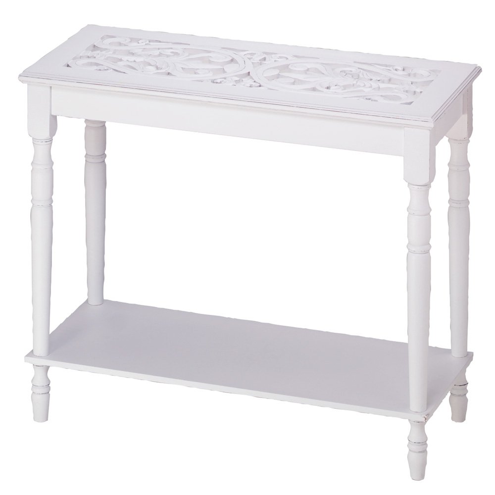 Carved-top table