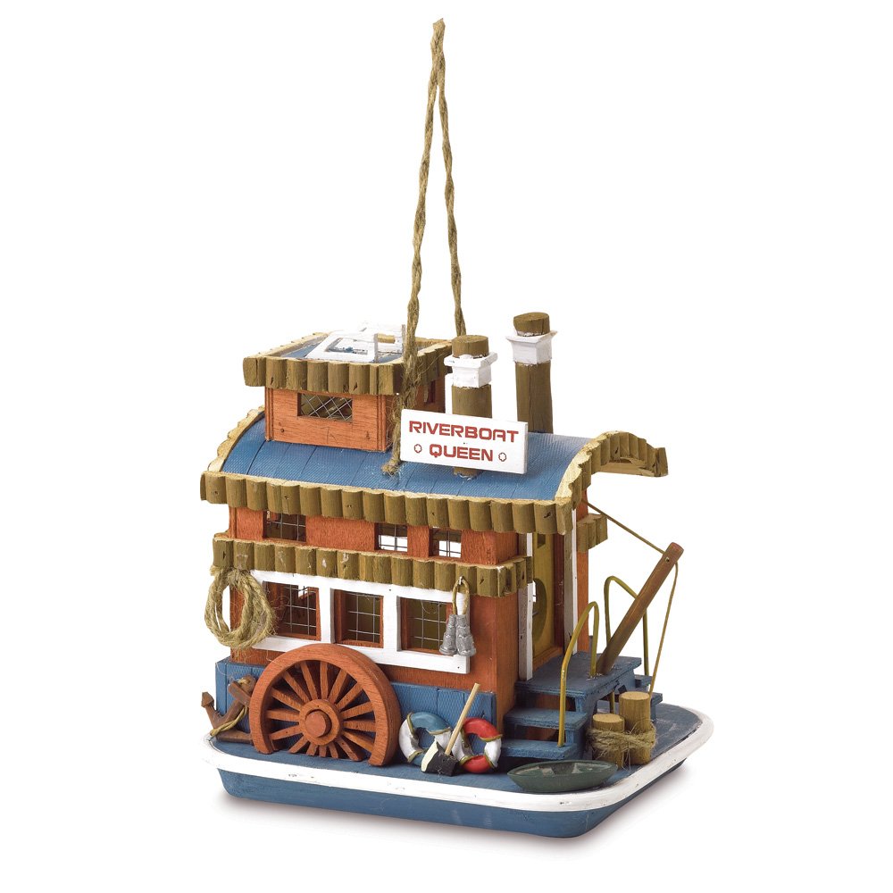 Riverboat queen birdhouse