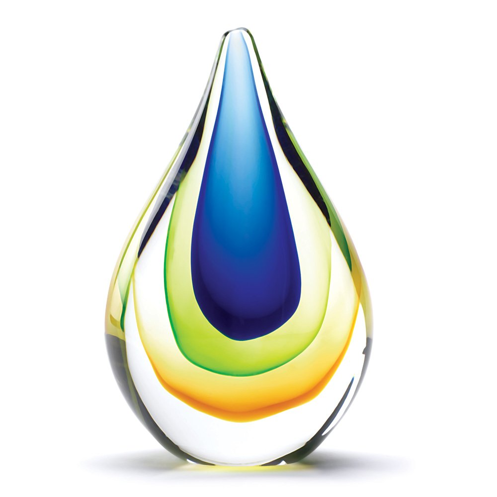 Art-glass teardrop