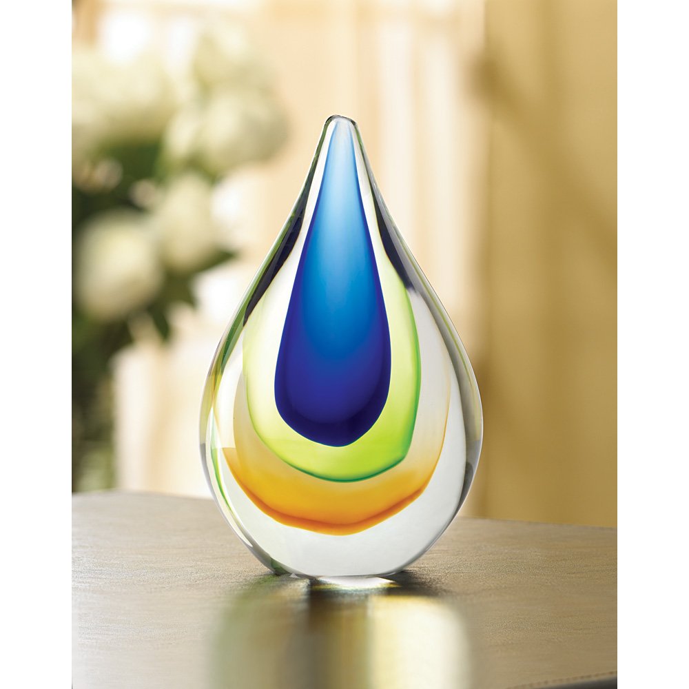 Art-glass teardrop