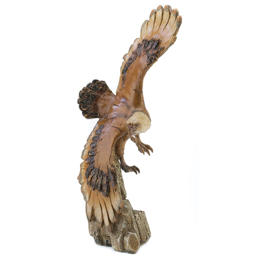 Soaring eagle statue