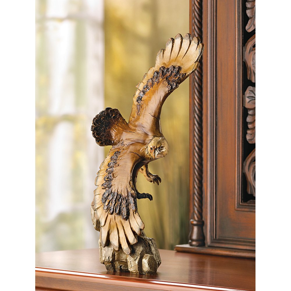 Soaring eagle statue