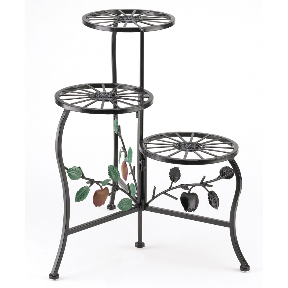 Country apple plant stand