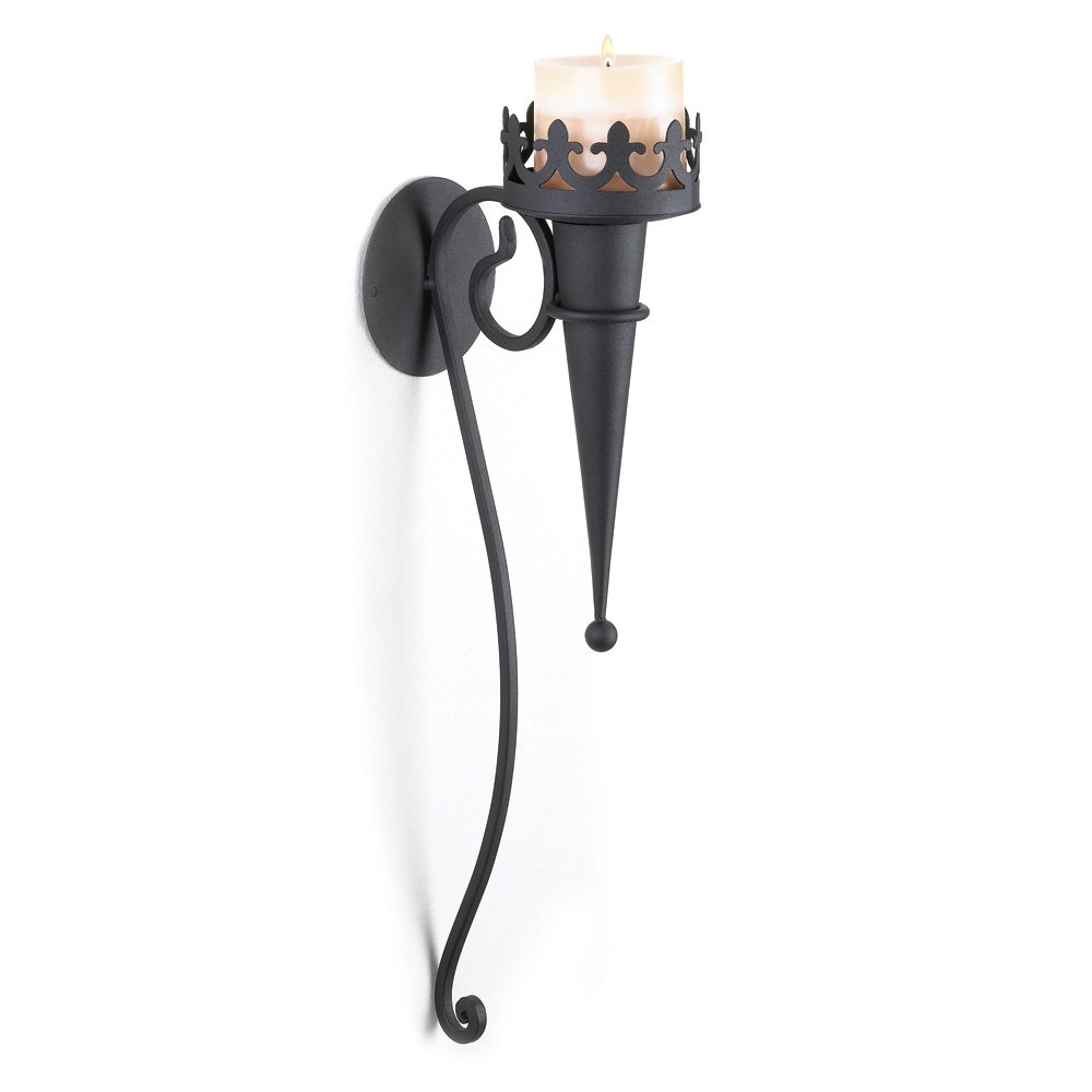 Gothic candle sconce